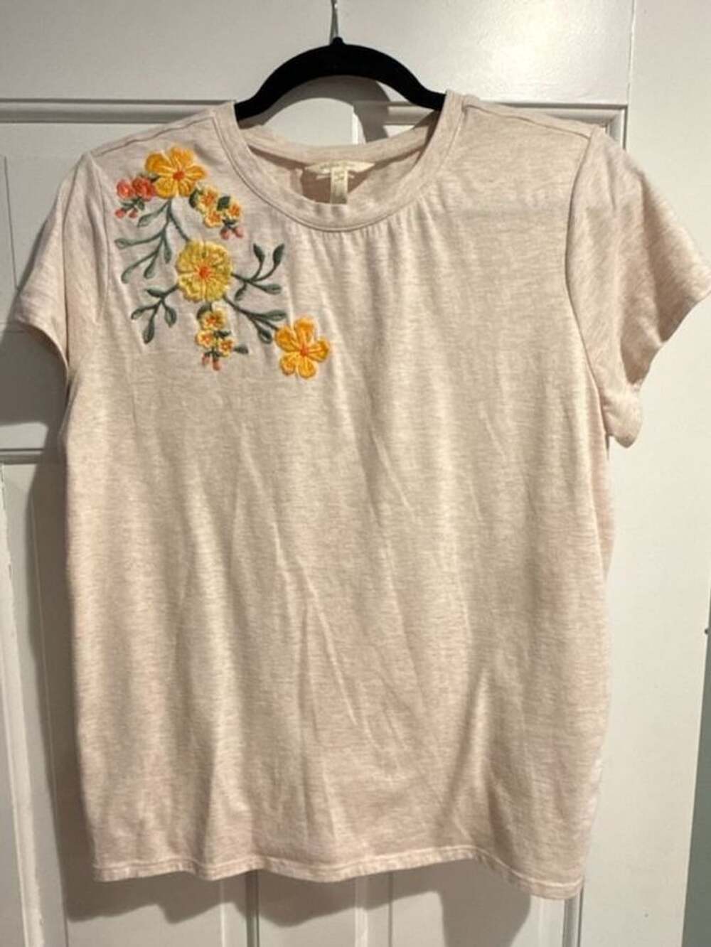 Matilda Jane Good Hart Floral Accent Tshirt Womens Large